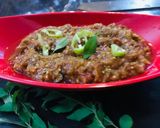 A picture of step 6 of Baingan ka Bharta.