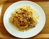 Foto langkah ke 6 dari resep Spagetti toping tuna & serundeng kentang.