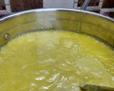 A picture of step 2 of Badam and kesar sharbat.