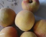 A picture of step 1 of Refreshing peach drink.