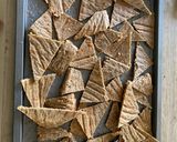 A picture of step 4 of Lentil Doritos! | best vegan snack for all 😃.