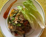 Hình bước làm 4 của món Mì Hàn Quốc chay
