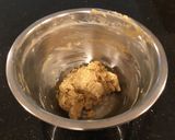A picture of step 3 of Peanut Butter Shortbread Cookies with Creamy Chocolate Centers.