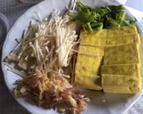 รูปขั้นตอนการทำที่ 1 ของ เห็ดเข็มทองผัดเต้าหู้หมูสับ