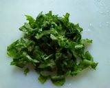 A picture of step 3 of Egg n Spinach Bites#breakfastideas.