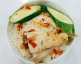Hình bước làm 5 của món Cơm gà