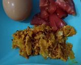 Foto langkah ke 1 dari resep Bola Bola Nasi Kuning Omelete Asam Manis.