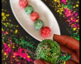 A picture of step 8 of Thandai stuffed Paneer Ball sweet.