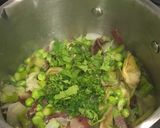 Foto del paso 4 de la receta Menestra de verduras rápida y de temporada con hierbas frescas