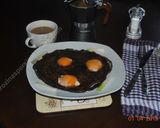 A picture of step 6 of Olive Omelette  املت زیتونی.