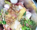 A picture of step 1 of Mutton Keema kabab.
