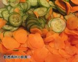 A picture of step 3 of Ginger Marinated Cucumber Salad.