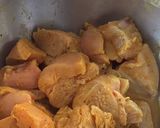 A picture of step 1 of Chicken tika masala.
