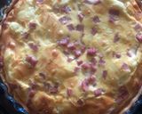 Foto del paso 9 de la receta Quiche de masa quebrada con jamón York y queso