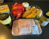 Une image de l'étape 1 de Rôti de porc thym, échalotes et aux pommes de terre.