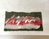 A picture of step 2 of Japanese Sashimi Roll.