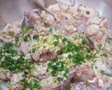 A picture of step 2 of Bihar jharkhand style chicken.