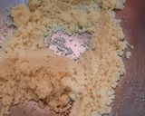A picture of step 2 of Suji ka halwa.