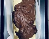 A picture of step 6 of Chocolate & Vanilla “Spanish plum-cake”!!.