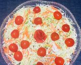 Foto del paso 1 de la receta: Ensalada de repollo con zanahoria y tomatito cherry!
