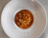 Foto del paso 7 de la receta: Arroz caldoso de albóndigas de butifarra y pimientos de piquillo