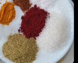 A picture of step 3 of Kathiyawadi Methi Papad ki sabji.