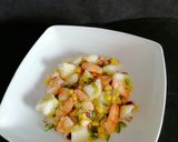 Foto del paso 8 de la receta: Ensalada de langostinos con vinagreta de lima y hierbabuena