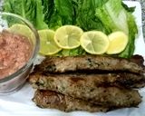 A picture of step 8 of Tawa kabab.