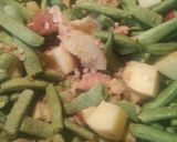 A picture of step 7 of Pole Beans with New Potatoes.