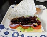A picture of step 9 of Teriyaki Chicken Sandwich.