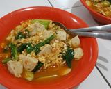 Foto langkah ke 2 dari resep Mie tek tek pedas.