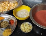 A picture of step 1 of Sweet corn sabzi.
