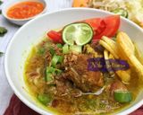 Foto langkah ke 12 dari resep Soto Daging Sapi Bening/ Santan.