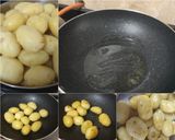 A picture of step 2 of Bhangda Lasaniya Batata.