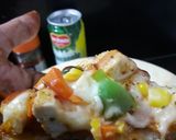 A picture of step 5 of Peri Peri Thin Crust Cottage Cheese Pizza.
