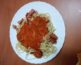 Foto del paso 3 de la receta: Pasta con sacramentos y salsa de aprovechamiento