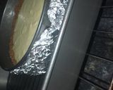 A picture of step 7 of Coffee Lotus baked Cheesecake.