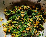 A picture of step 7 of Lentil DalSpinach.