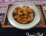 A picture of step 4 of Fried Prawns with Potato Starch.