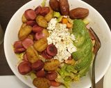 A picture of step 15 of Gnocchi-Sausage Salad 🥗🥔 سلطة الجنوشي مع النقانق.