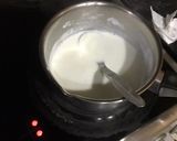 A picture of step 1 of Coconut milk pudding with pomegranate juice.
