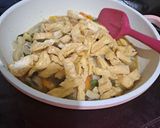 Foto langkah ke 2 dari resep Tahu Jamur Cabe Ijo.