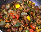 A picture of step 10 of Chilli Chicken.
