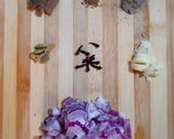 A picture of step 2 of Tanzanian Rice.