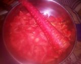 A picture of step 1 of ALU gajar matar meithe,.