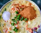 A picture of step 3 of Veggies Sattu Chilla.