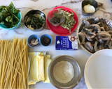 Foto del paso 1 de la receta: Spaghetti en salsa bechamel y camarones