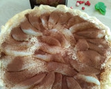 Foto del paso 4 de la receta: Tarta-galleta de peras con crema de vodka