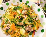 Hình bước làm 1 của món Nộm thập cẩm