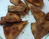 A picture of step 2 of Butter Fried Sweet Tortillas.